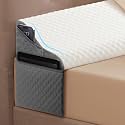 Simpledad Twin Size Bed Wedge Pillows Headboard for Bed Gap Filler (0-8")
