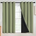 SimpleHome Sage 100 Blackout Curtains Room Darkening