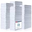 Simpli-Magic Cotton Shop Towels 14"x12" (100 Pack) – Reusable Cleaning Shop Rags for Automobiles, Industries, Garage and Homes (White)