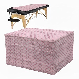 disposable bedsheet 30 gsm  non-woven printed massage table sheets for spa salon travel therapy hospital amp clinic  3234x7234 pack of 50