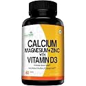 Simply Herbal Calcium Magnesium Zinc Vitamin D3 Supplement Tablet for Men &amp; Women With Vitamin B12 Promote Bone Density &amp; Muscle Growth Helps to Fight Bone Loss (60 Tablets)