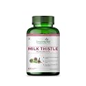 Simply Herbal Milk Thistle Extract 800mg with Silymarin – 60 Vegetarian Capsules | Liver Support Formula | Herbal Supplement for Wellness