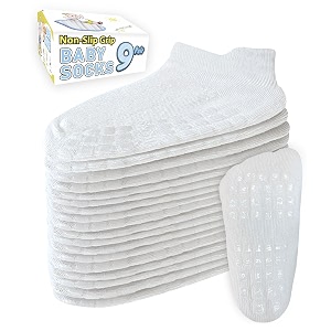 simply kids baby non-slip ankle socks  superior grip soft cotton for active toddler girls amp boys ages 0-7