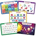 Simply Magic 5 Educational Placemats for Kids – Kids Placemats Non Slip