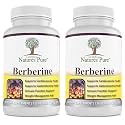 Simply Natures Pure Premium Berberine HCl 500mg - 120 Capsules - Cardiovascular Gastrointestinal Immune Support - Chromium Cinnamon (Pack of 2)