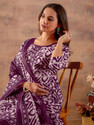 SIMPLYETHNIC Printed Kurta Salwar Dupatta Set