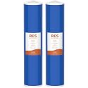 SimPure Whole House Water Filter Cartridges 20" x 4.5" Cation Exchange Resin Water Softening Filter, For DB20P, DB20P-3, WHB20, 2 Pack