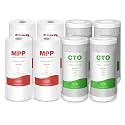 SimPure 2-Stage 10" x 4.5" Whole House Water Filter Replacement