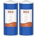 SimPure Whole House Water Filter Cartridges 10" x 4.5" Cation Exchange Resin Water Softening Filter, for DB10P, DB10C, 2 Pack