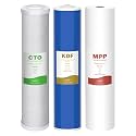 SimPure 3-Stage 20" x 4.5" Whole House Water Filter Replacement