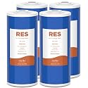 SimPure Whole House Water Filter Cartridges 10" x 4.5" Cation Exchange Resin Water Softening Filter, for DB10P, DB10C, 4 Pack