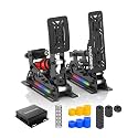 SIMSONN PRO X Ultra Sim Racing Pedals PC Racing Simulator Load Cell HE Hydraulic Pedals Support Haptic Reactor (PRO X Ultra P2-H2)