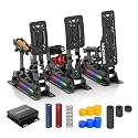 SIMSONN PRO X Ultra Sim Racing Pedals PC Racing Simulator Load Cell HE Hydraulic Pedal Support Haptic Reactor (3 Pedals Set P3-H3)