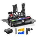 SIMSONN PRO X Ultra Sim Racing Pedals PC Racing Simulator Load Cell HE Hydraulic Pedals Support Haptic Reactor (PRO X Ultra P2-H2-Plate)