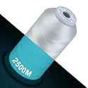 Simthread Glow in Dark Thread 30WT 2500 Yards White