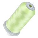 Simthread Glow in Dark Thread 2500 Yards 30WT Light Yellow