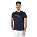 Men Stretchable Polyester Round Neck Gym Sports