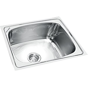 kitchen sink splash plus big 21 in x 18 in x 8 in matt finish single bowl 304 grade stainless steel