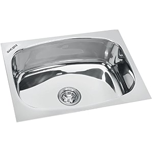 kitchen sink splash x-large 24 in x 18 in x 10 in in antiscratch finish single bowl 304 grade stainless steel