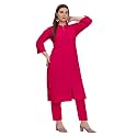 SINDOORI Collar Kurta for Women Solid Colour