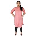 SINDOORI Collar Kurta for Women Solid Colour