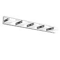 SineRise LED Modern Bathroom Vanity Light Fixtures, Modern Acrylic Bathroom Wall Lighting Fixtures Over Mirror, 5-Light, 40-Inch, Chrome, 100%-0% White