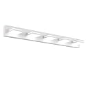 SineRise LED Modern Bathroom Vanity Light Fixtures, Modern Acrylic Bathroom Wall Lighting Fixtures Over Mirror, 5-Light, 40-Inch, White, 100%-0% White