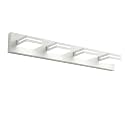 SineRise LED Modern Bathroom Vanity Light Fixtures, Modern Acrylic Bathroom Wall Lighting Fixtures Over Mirror, 4-Light, 30-Inch, White, 100%-0% White