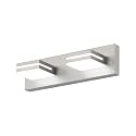 SineRise LED Modern Bathroom Vanity Light Fixtures, Modern Acrylic Bathroom Wall Lighting Fixtures Over Mirror, 2-Light, 15.5-Inch, Nickel, 100%-0% White