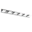 SineRise LED Modern Bathroom Vanity Light Fixtures, Modern Acrylic Bathroom Wall Lighting Fixtures Over Mirror, 6-Light, 48-Inch, Chrome, 100%-0% White