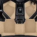 Sinex 7D car mat Full Set for Hyundai Grand i10 Nios (Model:2019-2025) || Luxury Leather Double Car Floor Mat Complete Set || 100% Waterproof and Washable || Color : Coffee