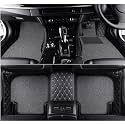 SINEX 7D car mat Full Set for Mahindra Thar 3 Door (Model : 2020-2024) || Luxury Leather Double Car Floor Mat Complete Set || 100% Waterproof and Washable || Color : Black