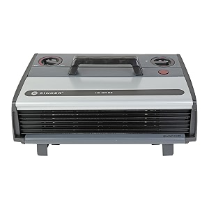 singer heat convector hc 30t dx 2000w adjustable room heater with thermostat control  dual heat settings 1000w2000w  noiseless operation  power indicator  1 year warranty