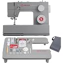 SINGER Heavy Duty Holiday Bundle – 4452 Sewing Machine with Extension Table & 2 Presser Feet | Strong Motor, 110 Stitch Applications, Full Metal Frame, 1-Step Buttonhole & LED Light