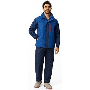 SINGHAL Men Waterproof Large Raincoat Set with