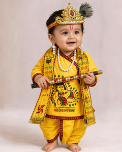 SinglaCostume Krishna Kids Costume Wear