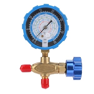single gauge manifold h pressure -30 to 500 psi compatible for all gases r22 r134 r410a r404a