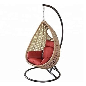 spyder craft single seater hammock swing chair with stand and cushion for patio balcony garden terrace living room relaxing chair jhula