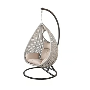 spyder craft single seater hammock swing chair with stand and cushion for patio balcony garden terrace living room relaxing chair jhula