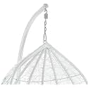 SPYDER CRAFT Single Seater Hammock Swing Chair with Stand and Cushion for Patio Balcony Garden Terrace Living Room Relaxing Chair Jhula