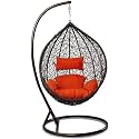 SPYDER CRAFT Single Seater Hammock Swing Chair with Stand and Cushion for Patio Balcony Garden Terrace Living Room Relaxing Chair Jhula