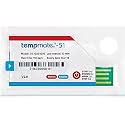 Single Use Temperature Data Logger (Range: -22°F to 158°F) for Food Industry, Pharmaceuticals, Warehouses, Vaccine Boxes Model: Tempmate S1