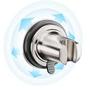 SINGSUO Vacuum Suction Cup Shower Head Holder (1, Brushed Nickel)