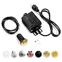Sink Top Air Switch Kit Garbage Disposal Part by CLEESINK (LONG/3.5", Polished Gold)