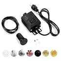 Sink Top Air Switch Kit Garbage Disposal Part by CLEESINK (LONG/3.5", Black)