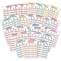 Sinload 30 Day Chair Yoga Posters for Seniors Chair Yoga Challenge Posters
