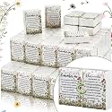 Sinmoe 60 Pack Funeral Tissues 3 Ply Pocket Travel Size Poem, Wildflower