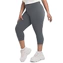 SINOPHANT Plus Size Leggings for Women, High Waisted Tummy Control Buttery Super Soft Black Yoga Pants for Workout Running