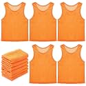 Sintege 12 Pcs Soccer Pinnies Pennies Youth Adult