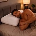 Sintuff 7Inch High Loft Side Sleeper Pillow for Broad Shoulder, Memory Foam